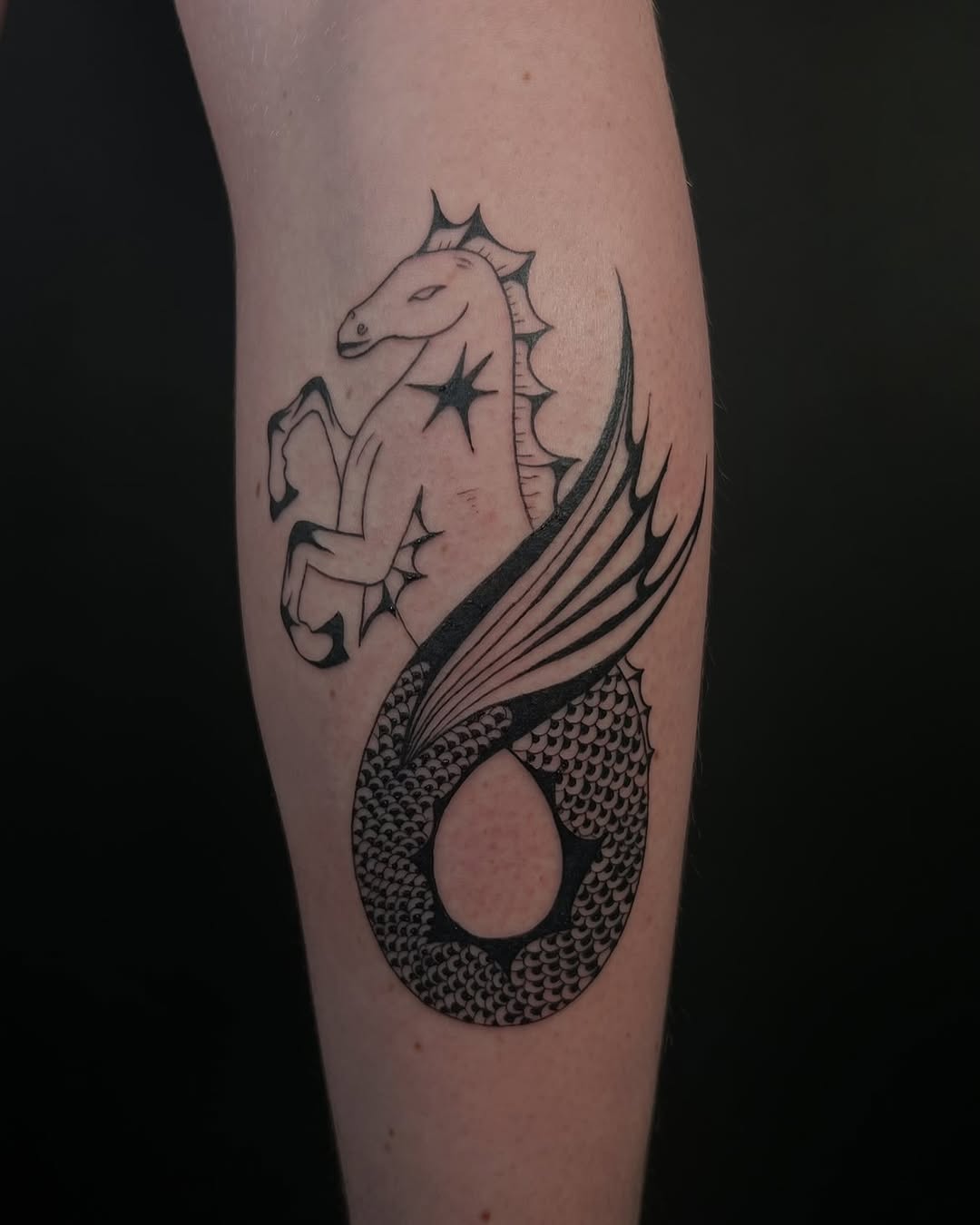 Tattoo by @aldentetattoo — blackwork, black_and_grey