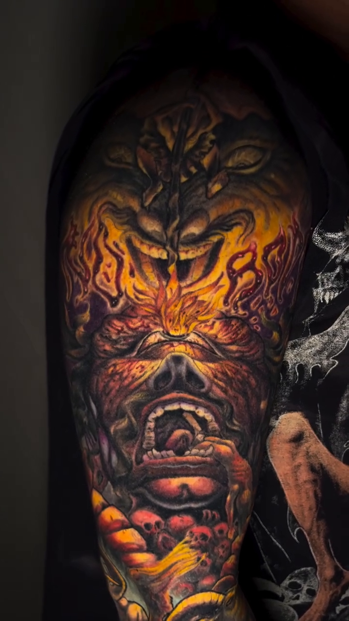 Tattoo by @blackbisontattoo β realism, dark_realism