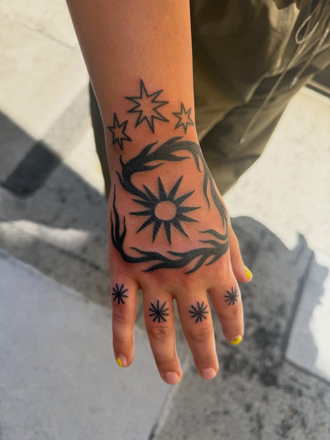 Tattoo by @maneefriday — blackwork, geometric