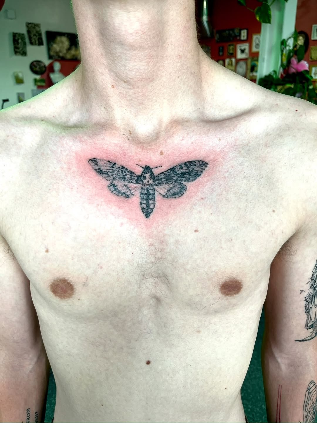Tattoo by @inkedcherub — black_and_grey, realism