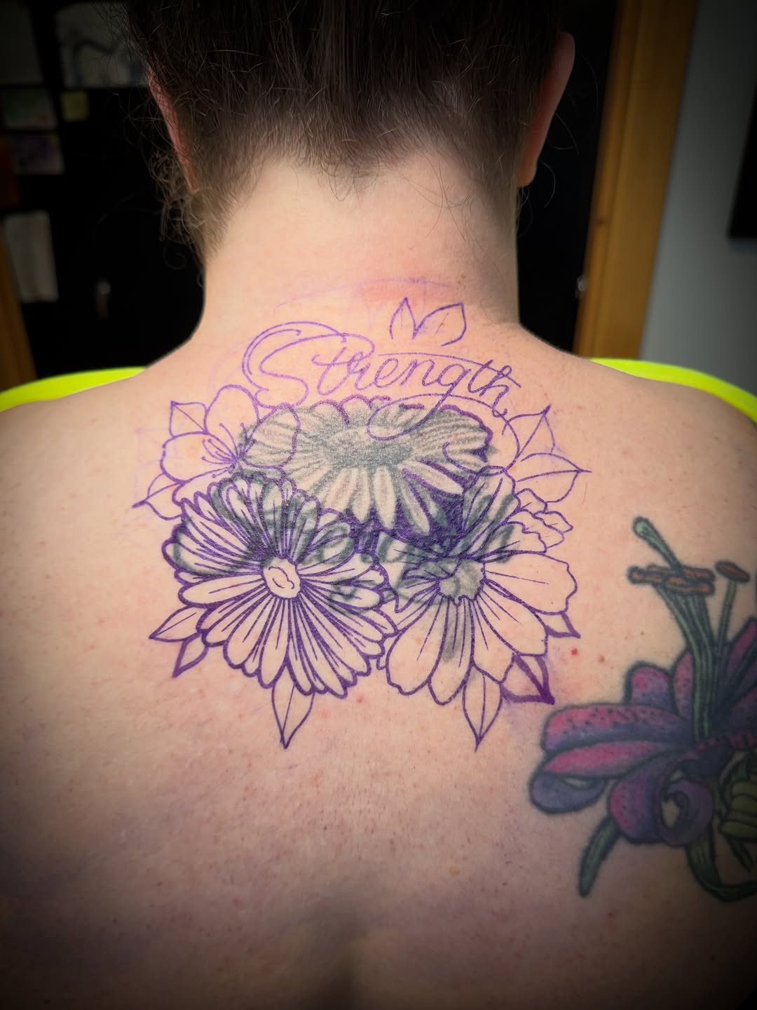 Tattoo by @tylerjewetttattoos — lettering_script, fine_line