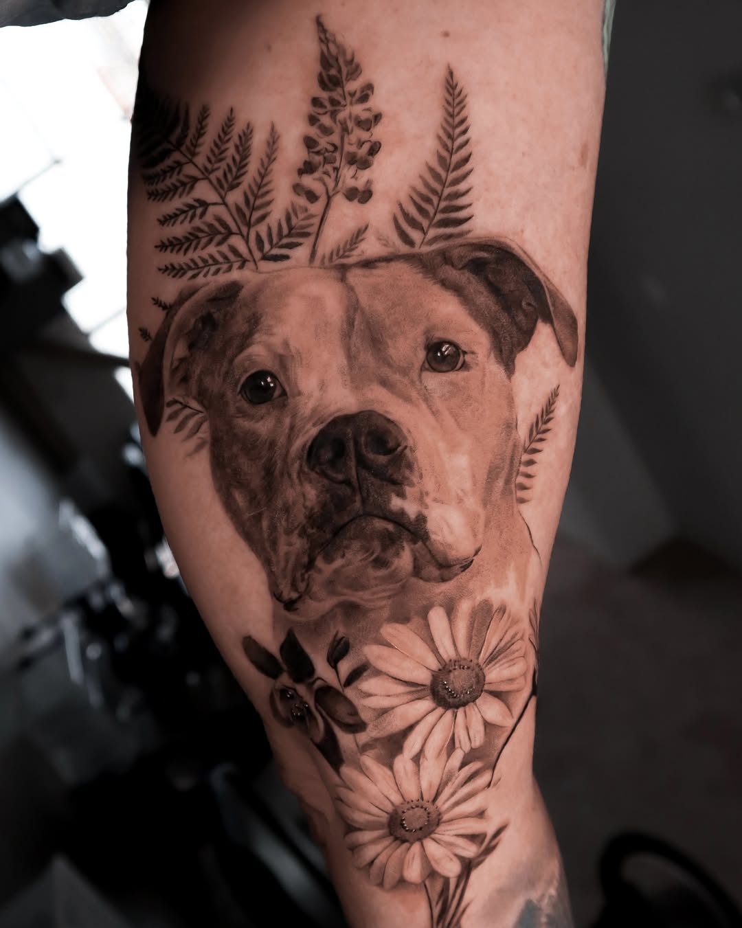 Tattoo by @hoa._.tattoo — realism, black_and_grey