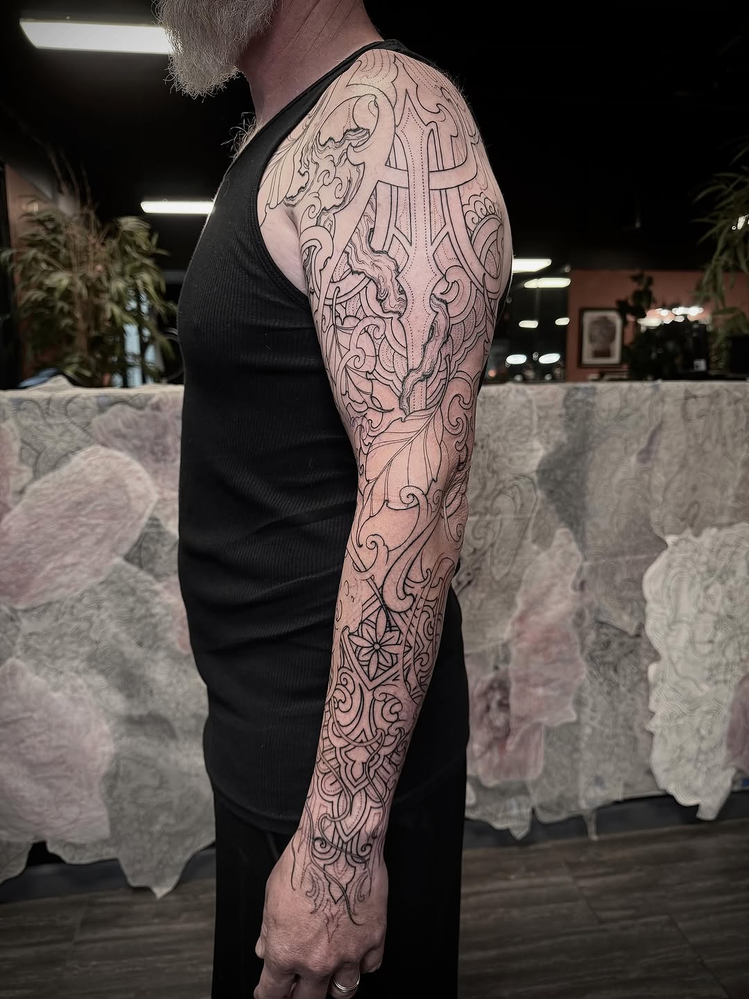 Tattoo by @iamnicholasblack — ornamental, geometric
