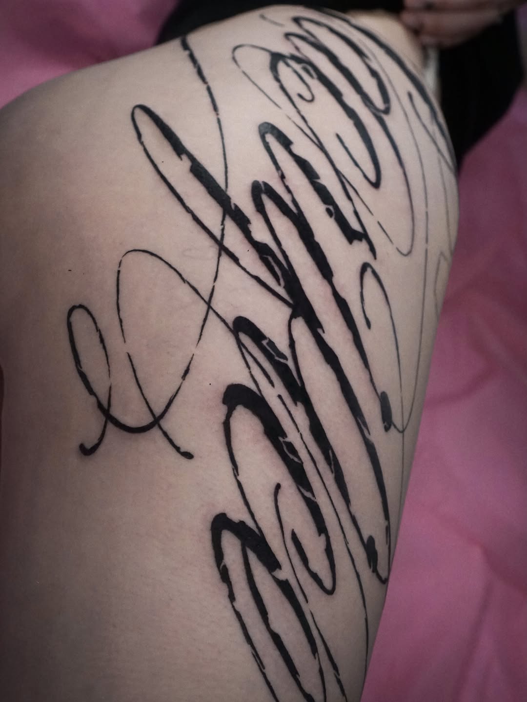 Tattoo by @gremlin.tats β lettering_script