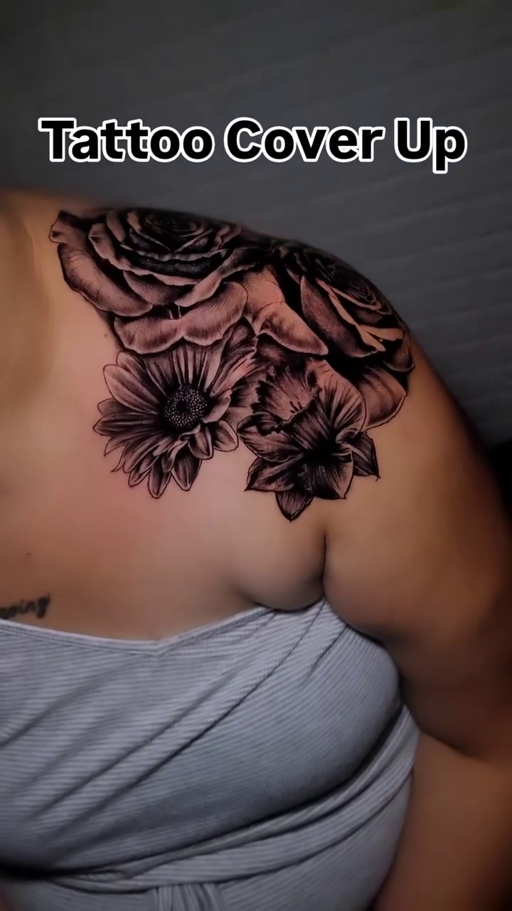 Tattoo by @therealmoneybagink — black_and_grey, realism