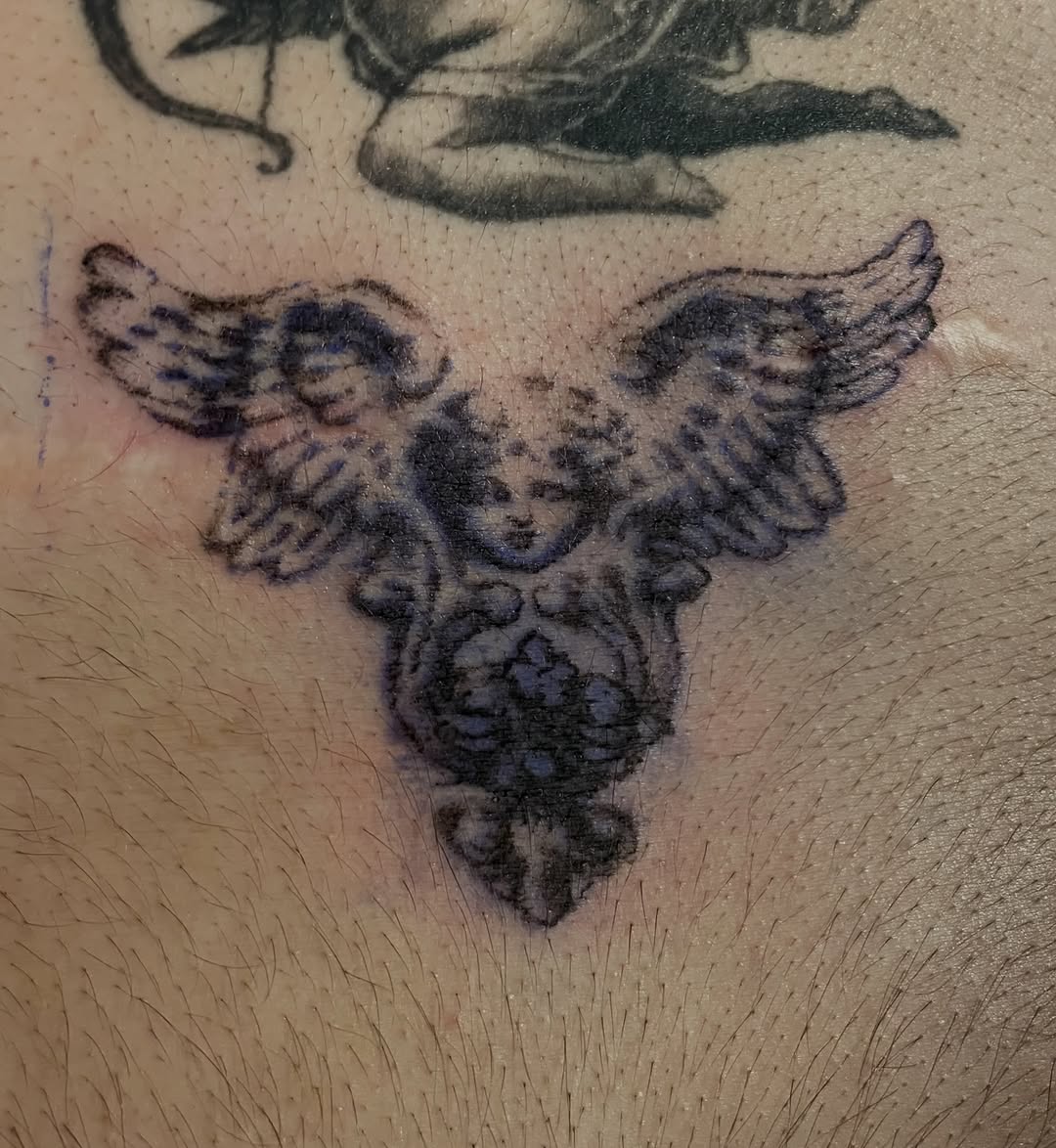 Tattoo by @ghostsartcorner — black_and_grey, realism