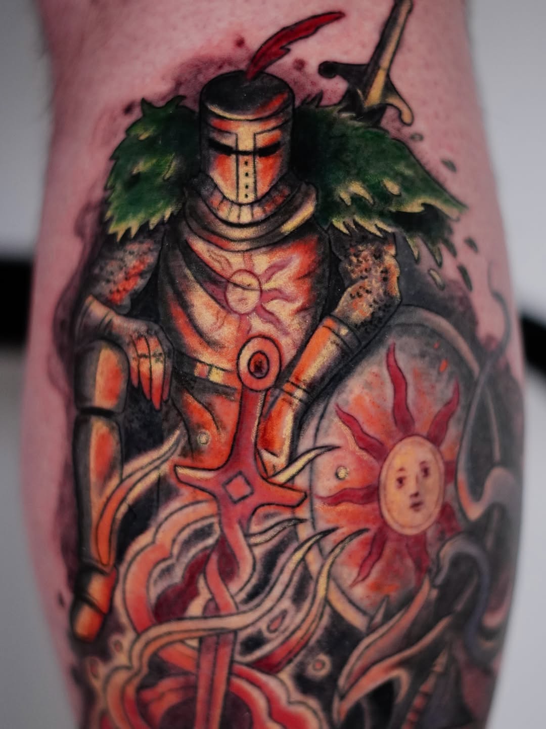 Tattoo by @neonsword.tattoo — realism, trash_polka