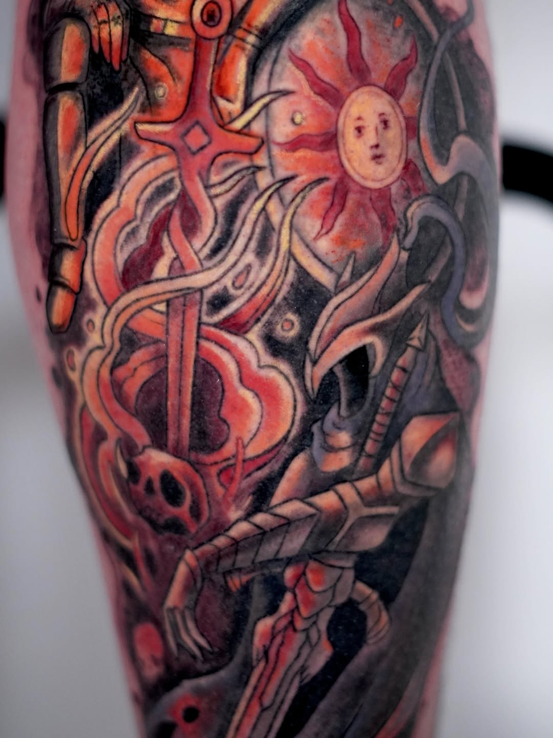 Tattoo by @neonsword.tattoo — realism, trash_polka