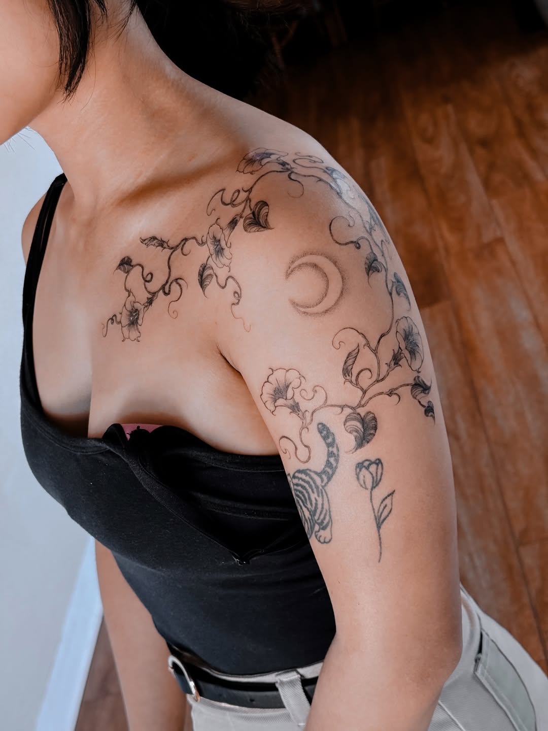 Tattoo by @robotwaifu.ink — fine_line, illustrative