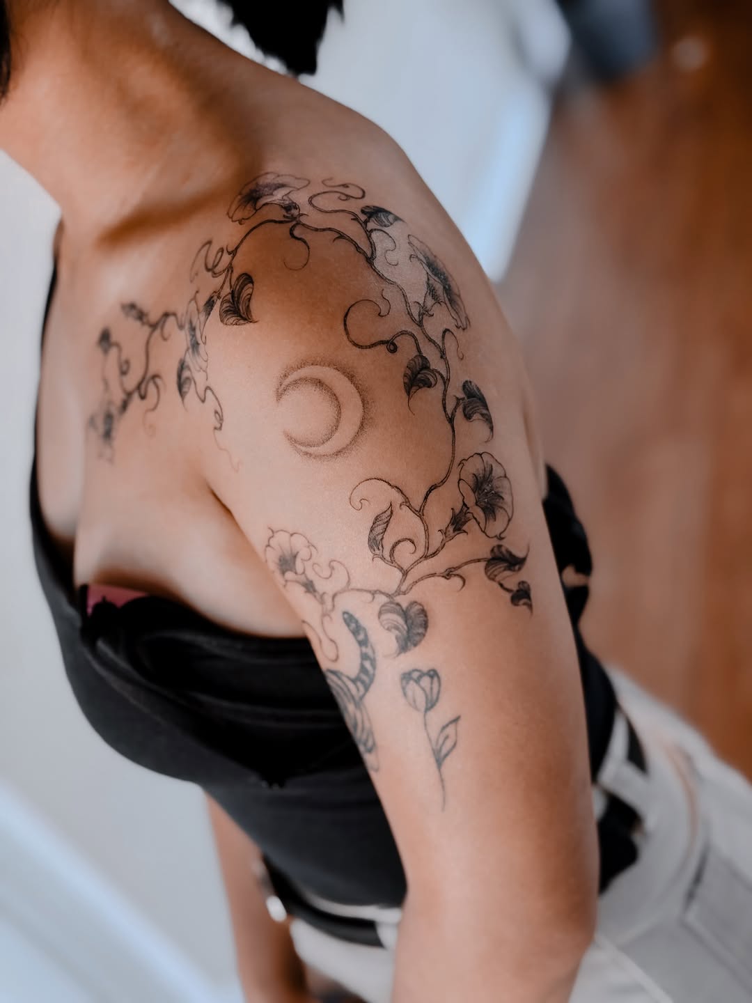 Tattoo by @robotwaifu.ink — fine_line, illustrative