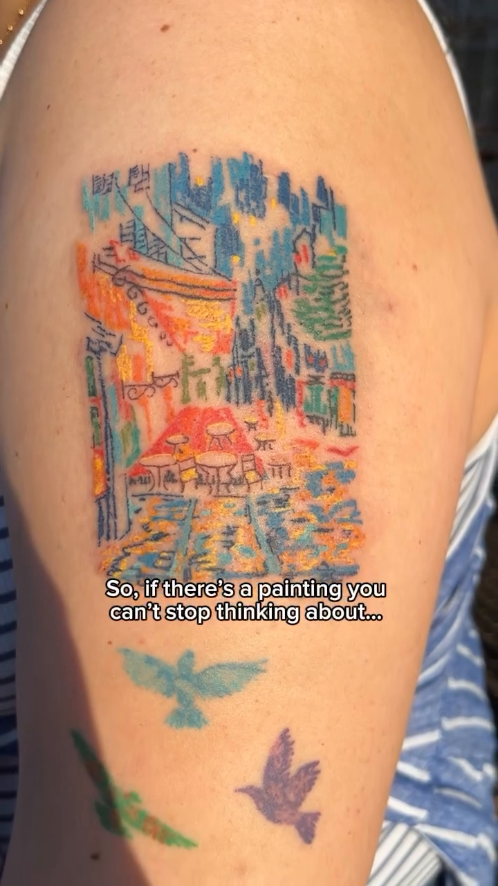 Tattoo by @xx__damm_tt — illustrative, watercolor