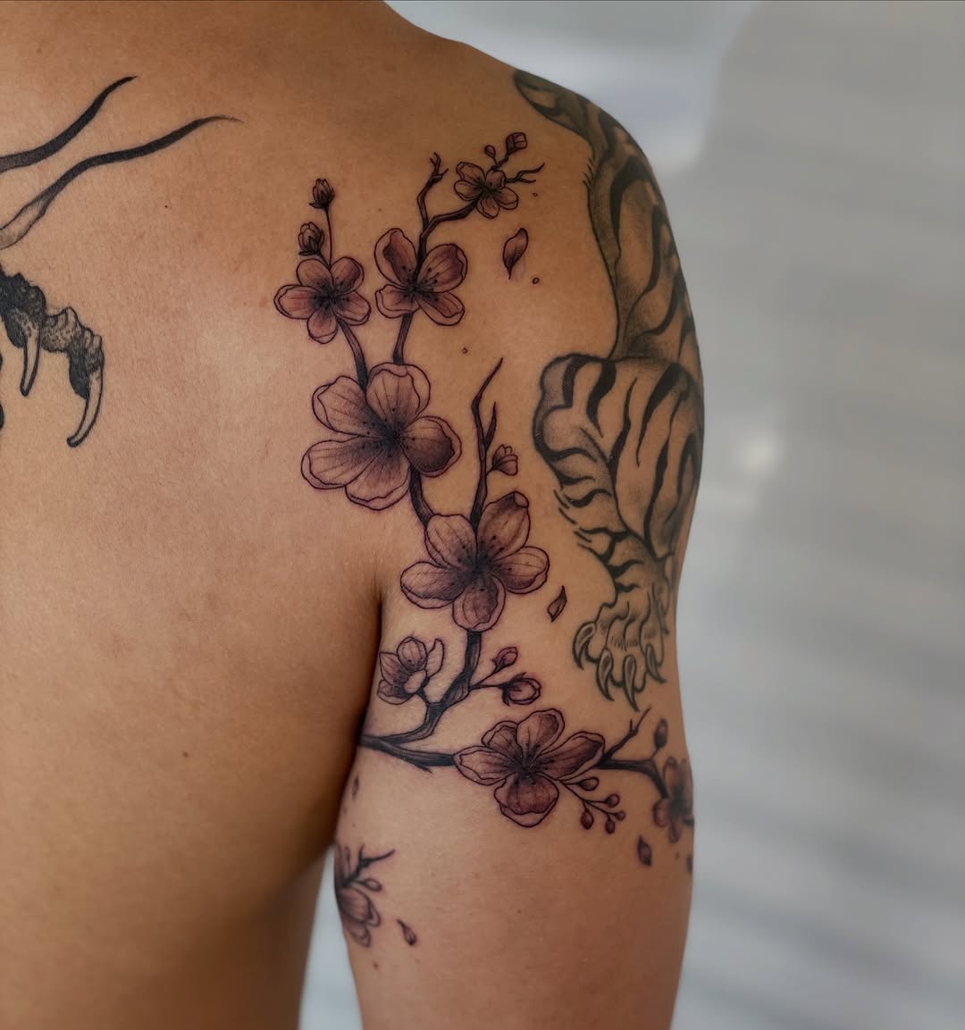 Tattoo by @soft.grimm — fine_line, black_and_grey