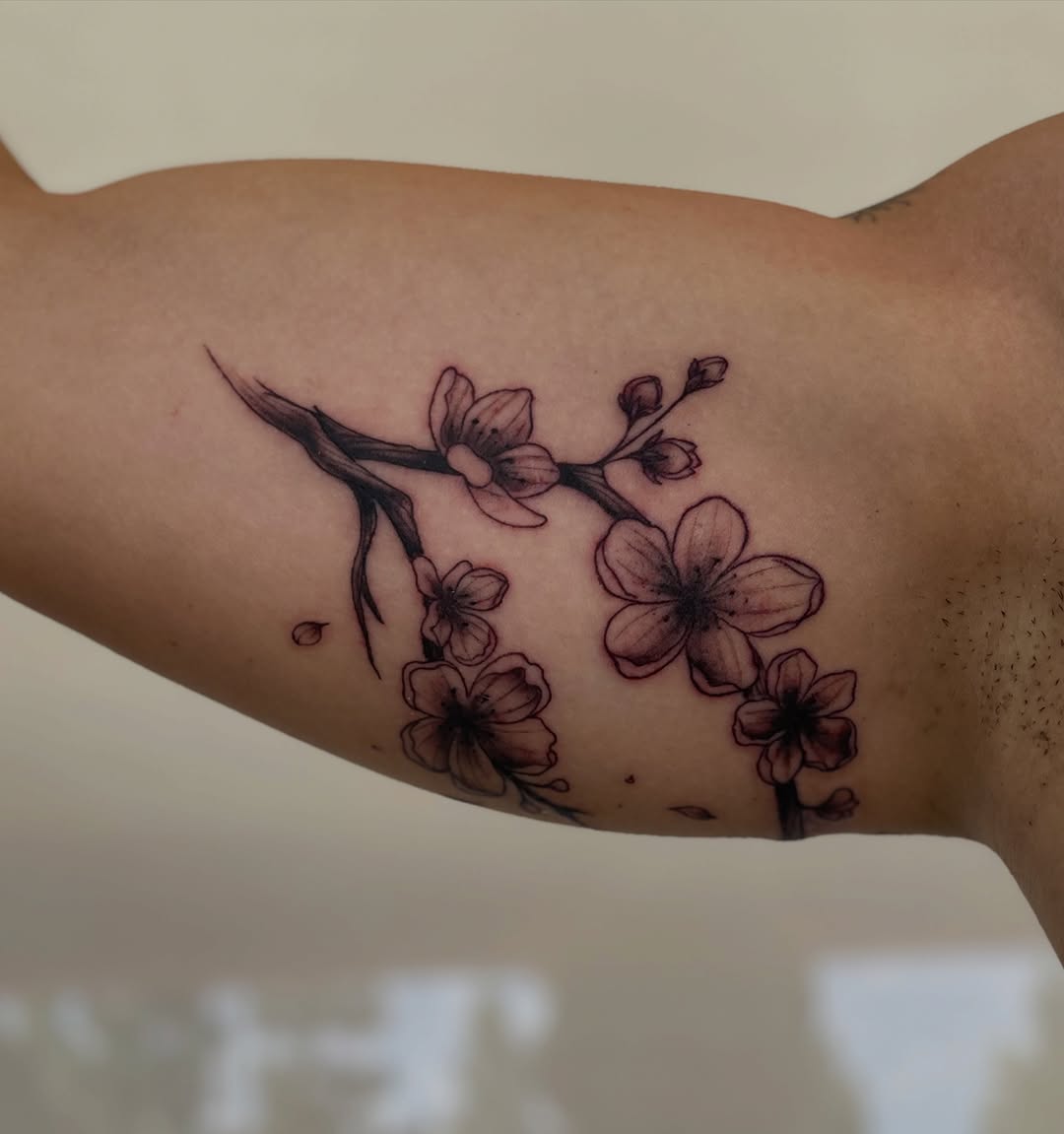 Tattoo by @soft.grimm — fine_line, black_and_grey