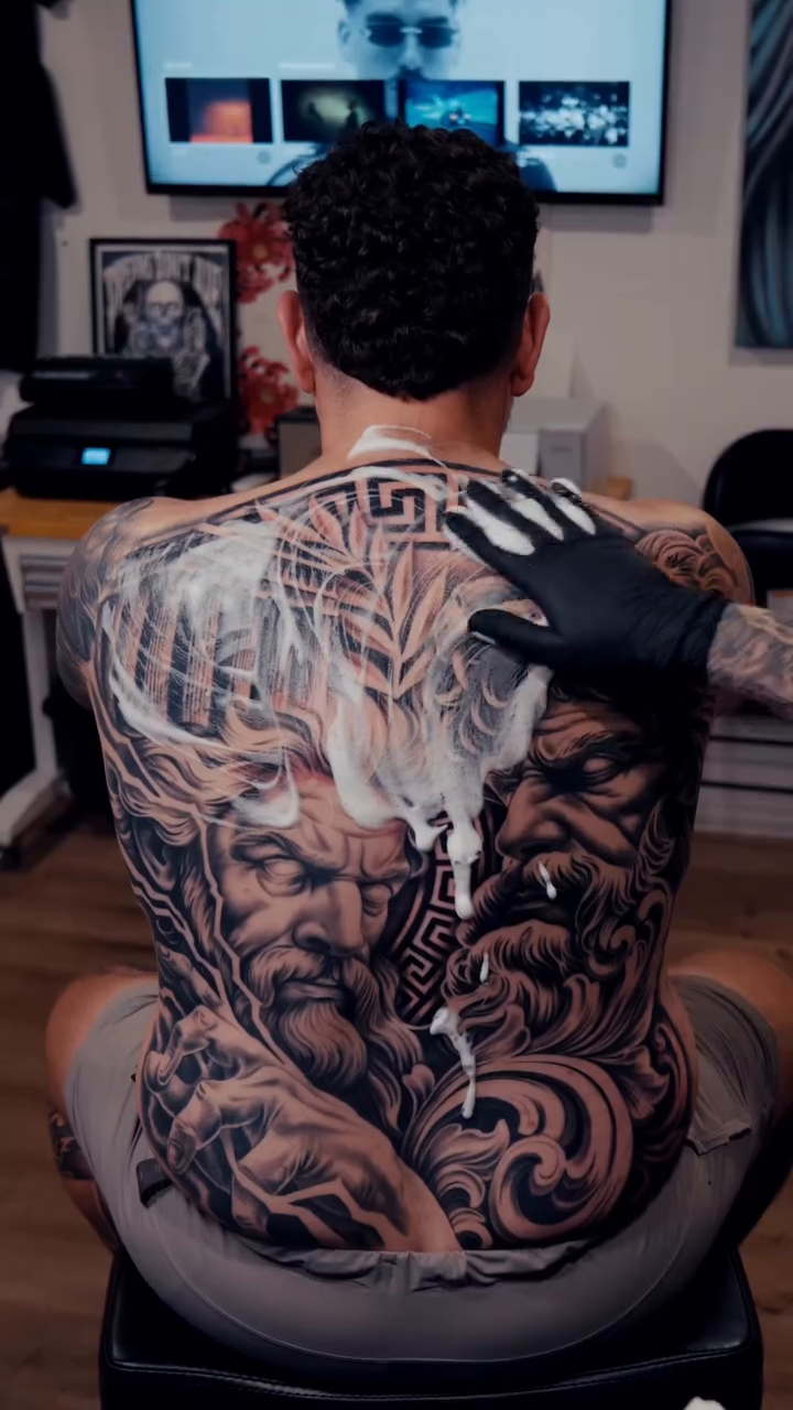 Tattoo by @coleworldtattoo — realism, black_and_grey