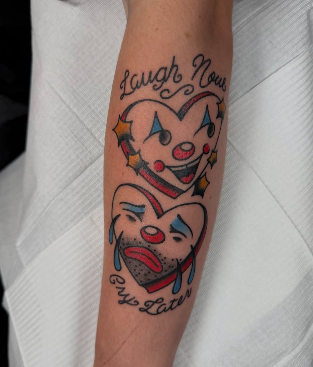 Tattoo by @whatswrongkiel — american_traditional, lettering_script