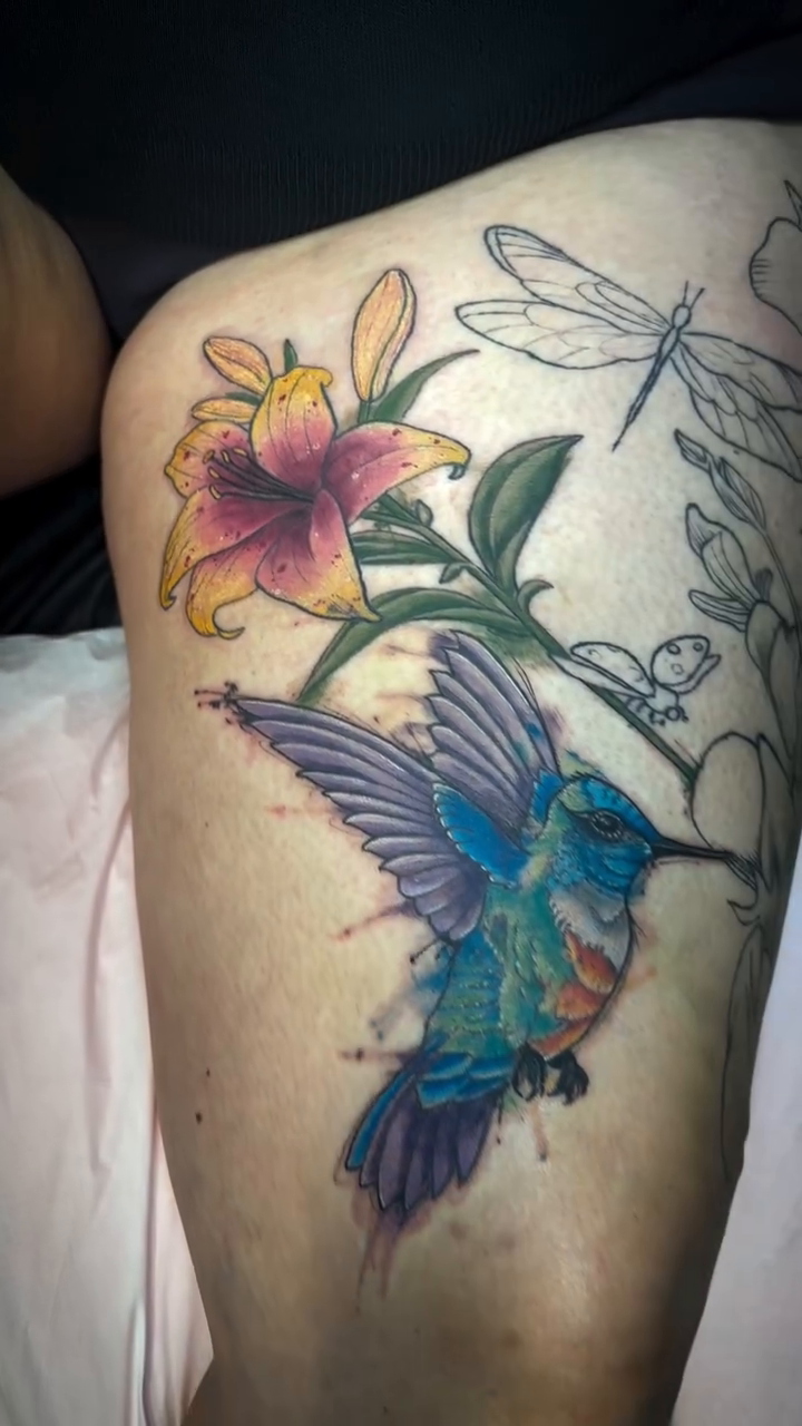 Tattoo by @chrisgraytattoos — realism, watercolor