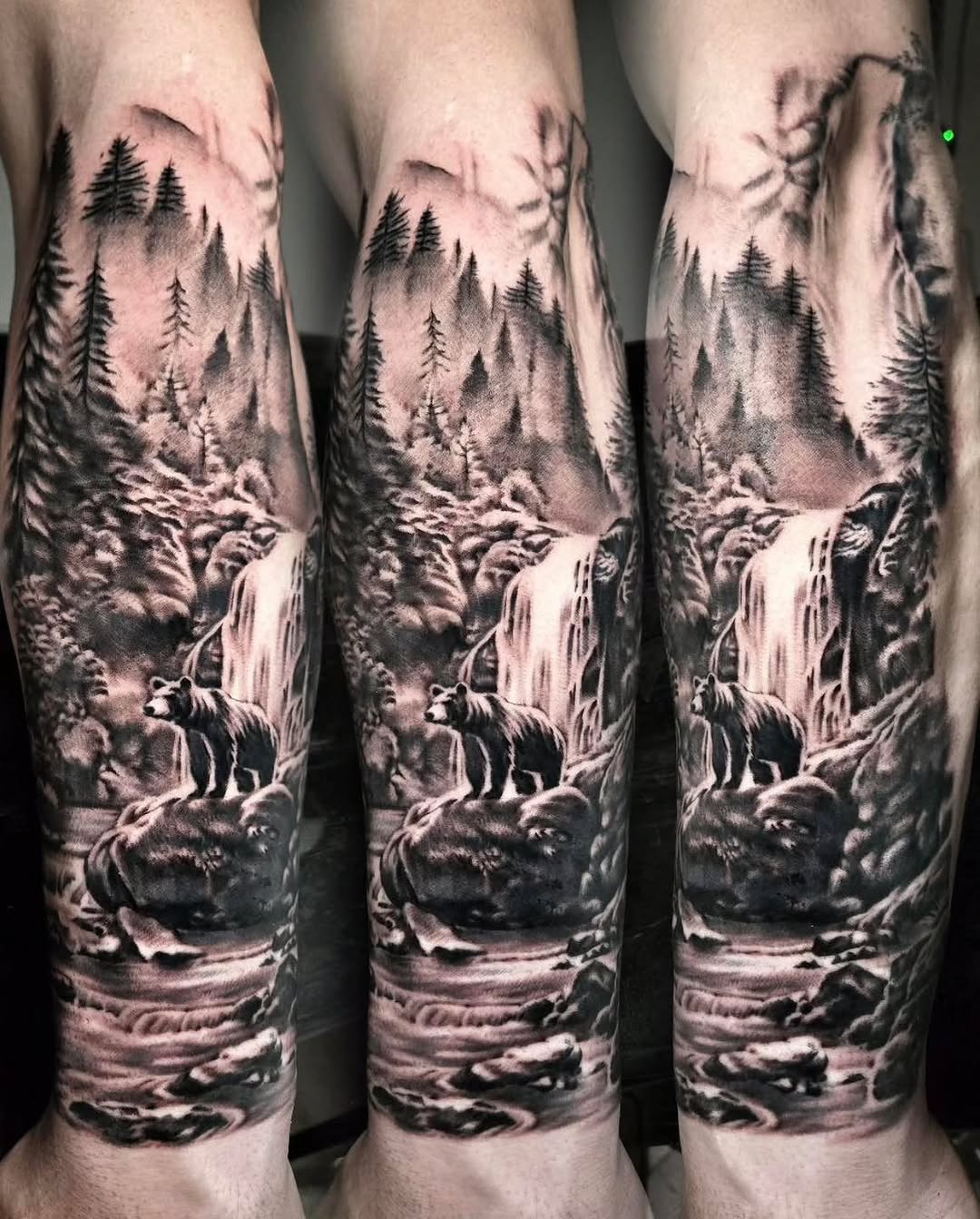 Tattoo by @juliabodyart โ realism, black_and_grey