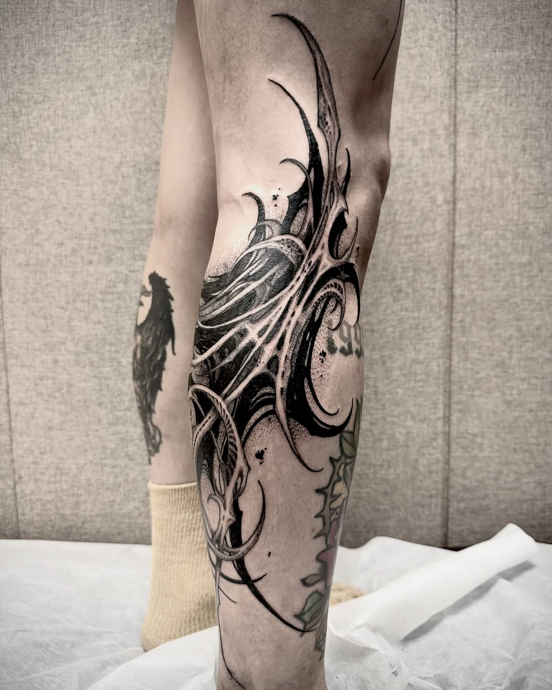 Tattoo by @blacklagoon___ — blackwork, ornamental