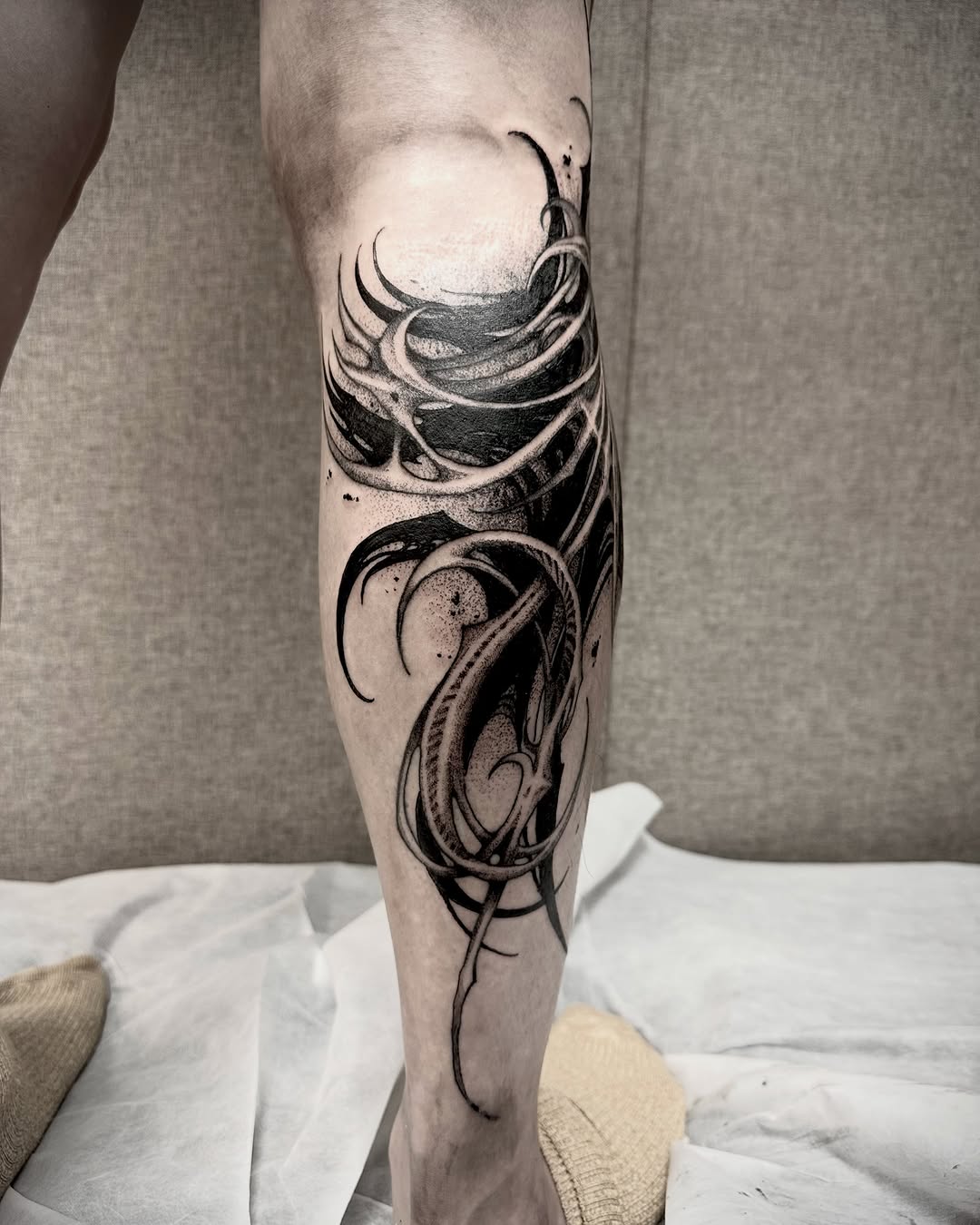 Tattoo by @blacklagoon___ — blackwork, ornamental