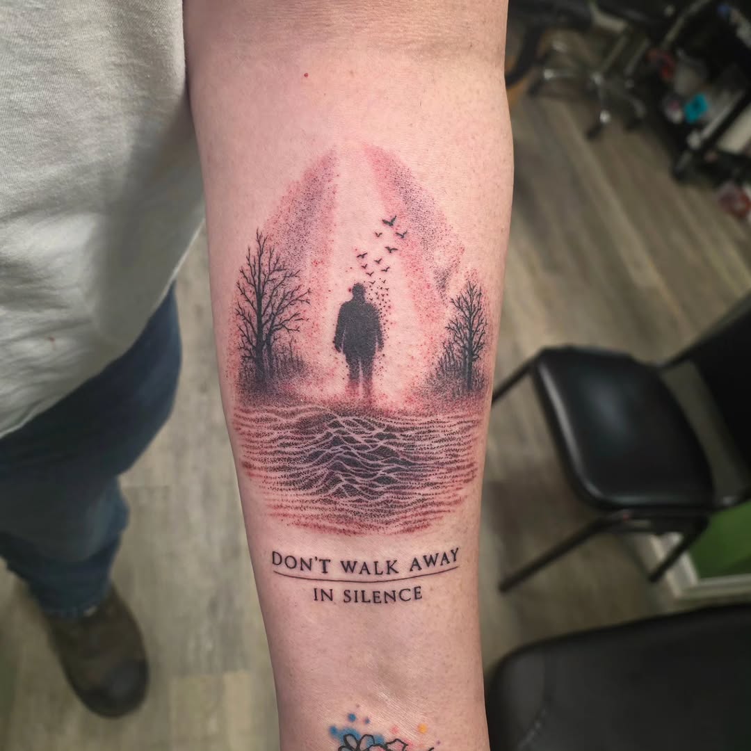 Tattoo by @tatsbykyra1 — dotwork, lettering_script