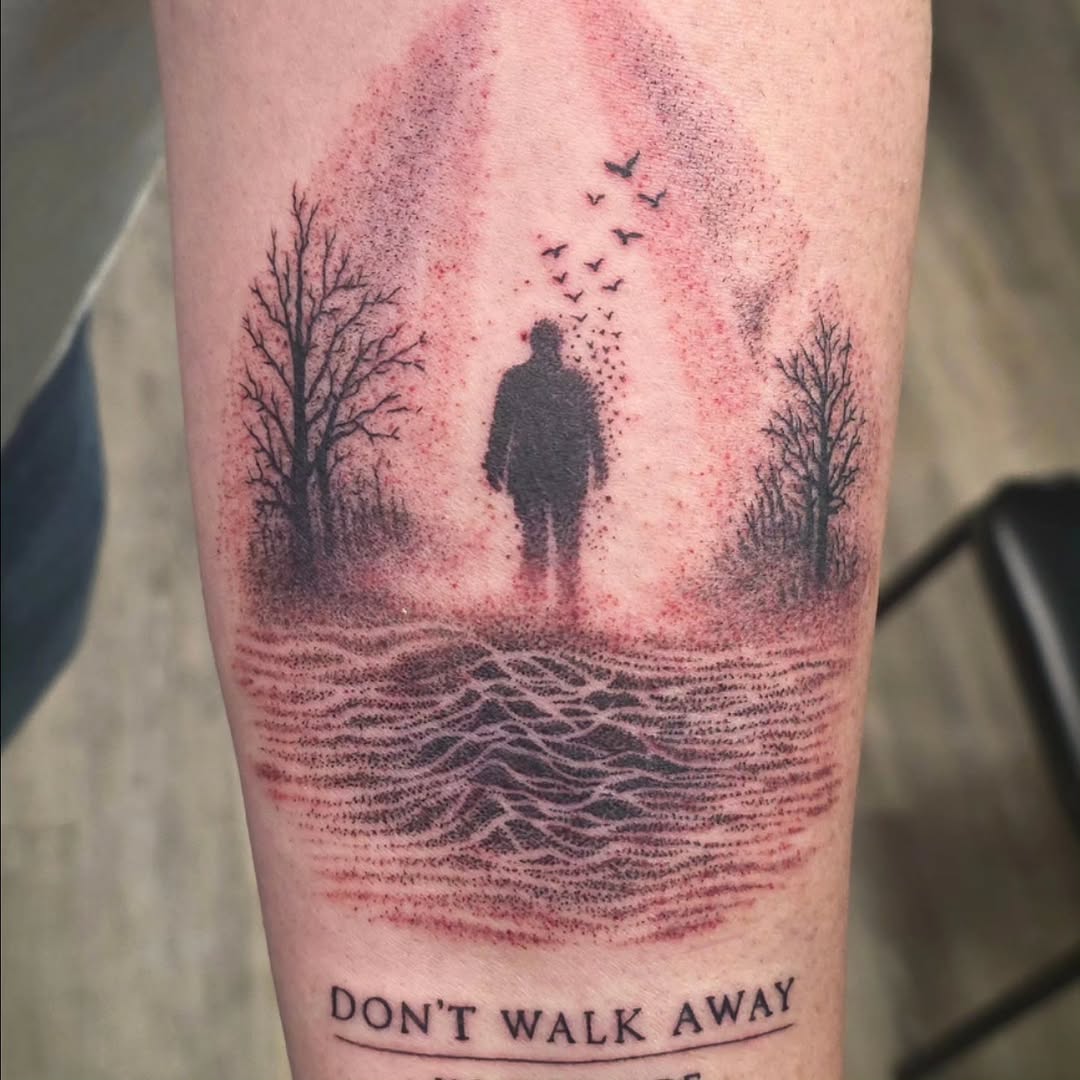 Tattoo by @tatsbykyra1 — dotwork, black_and_grey