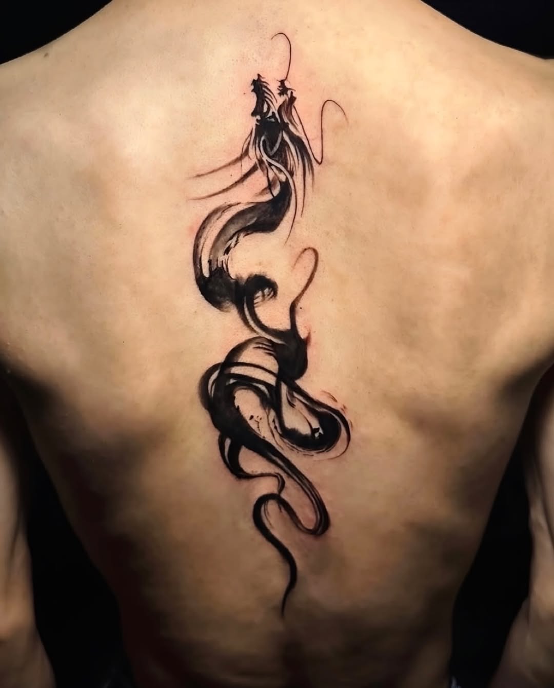 Tattoo by @h.tattooer_ — blackwork, illustrative