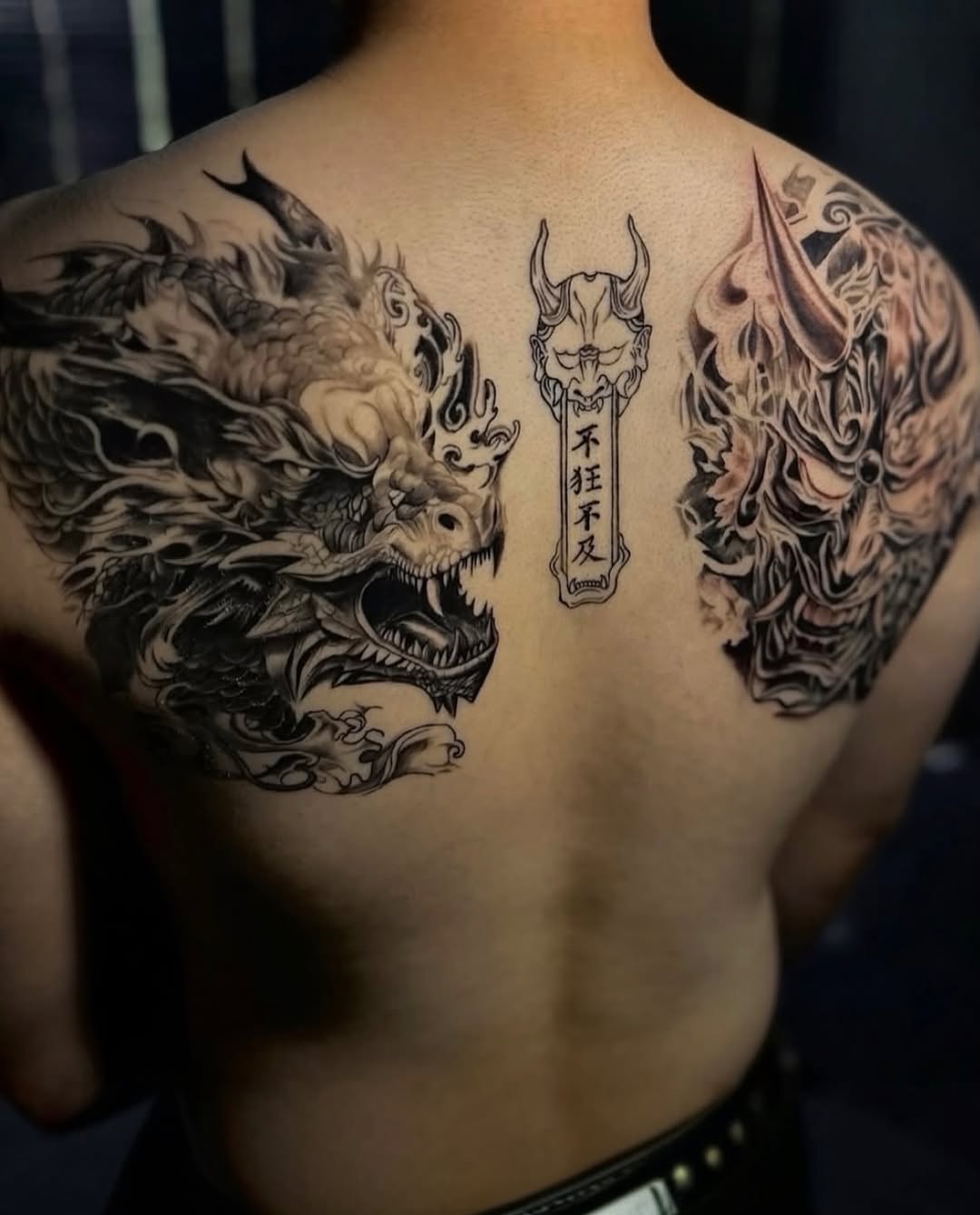 Tattoo by @h.tattooer_ — japanese_irezumi, black_and_grey