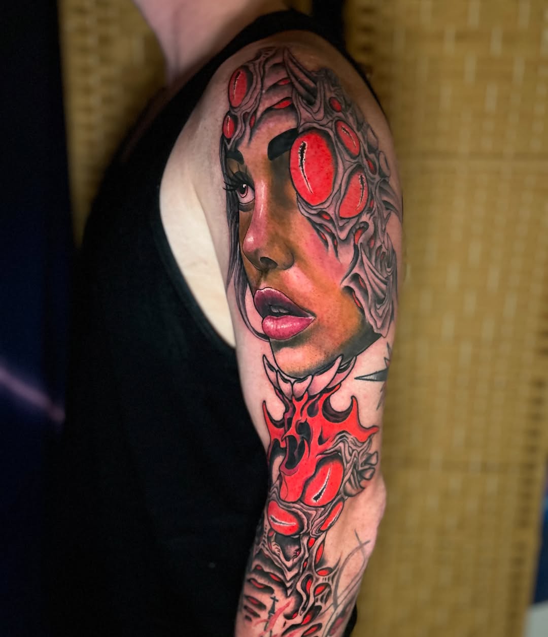 Tattoo by @jesuscheekstattoos โ realism, dark_realism