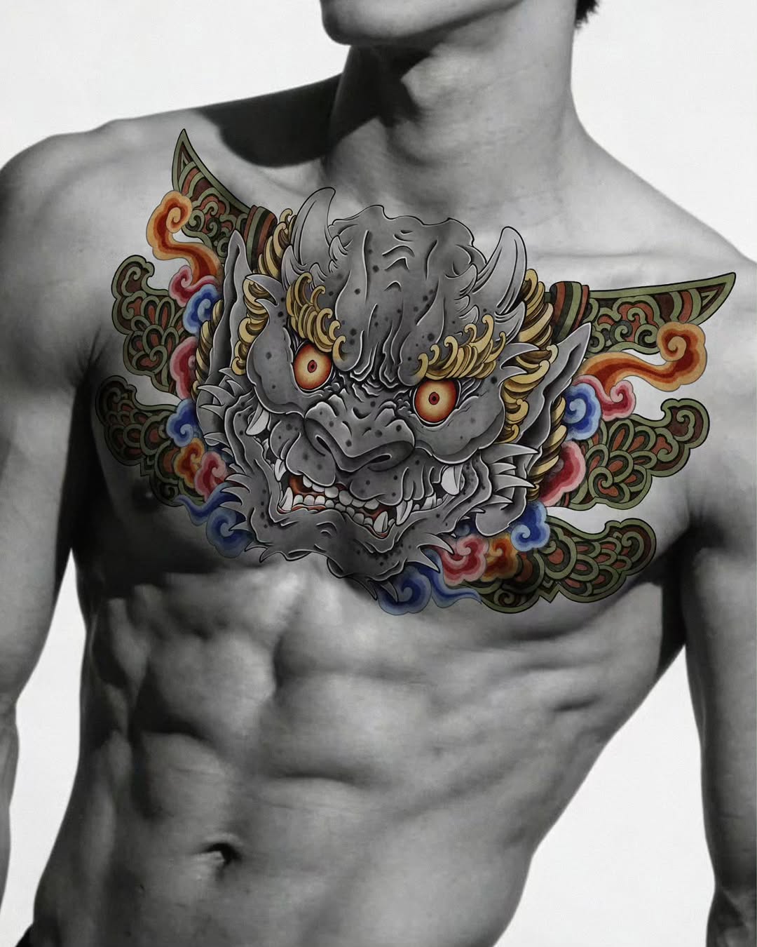 Tattoo by @onsil.ink — japanese_irezumi, black_and_grey