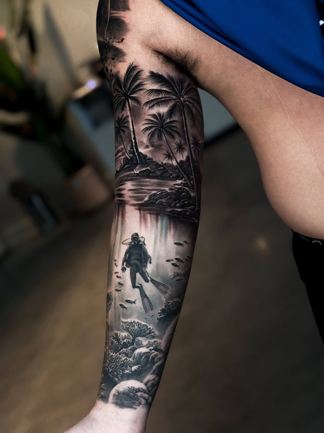 Tattoo by @mr.tea0801 — realism, black_and_grey
