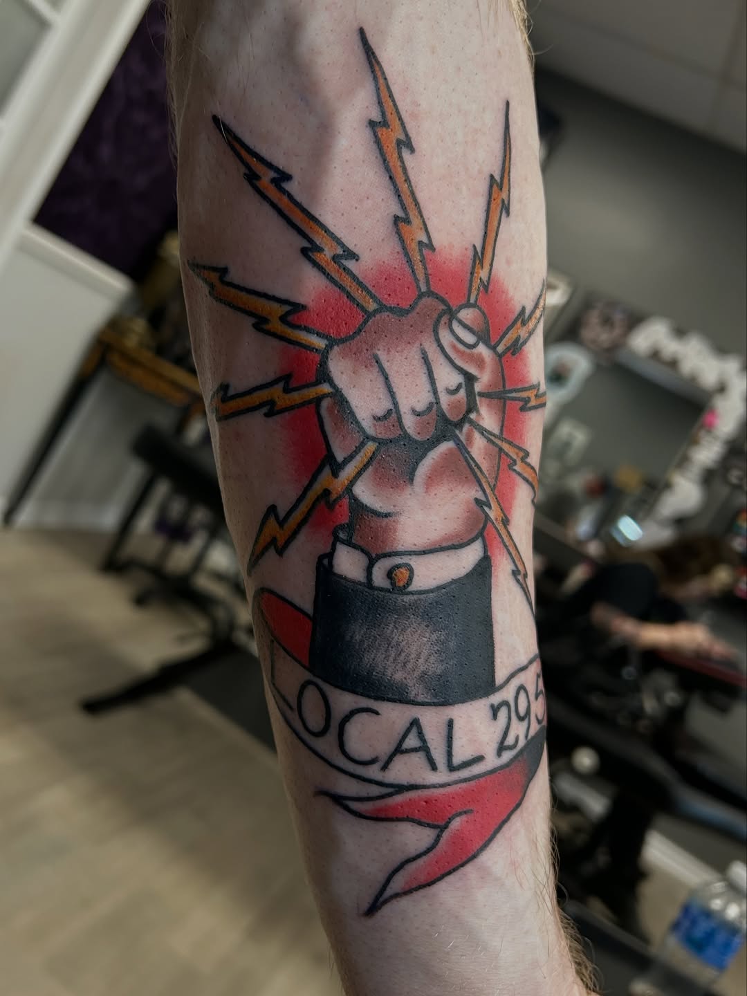 Tattoo by @esaconytattoo — american_traditional, lettering_script
