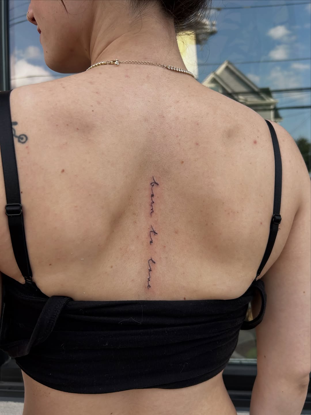Tattoo by @stonyh4wk — lettering_script, fine_line