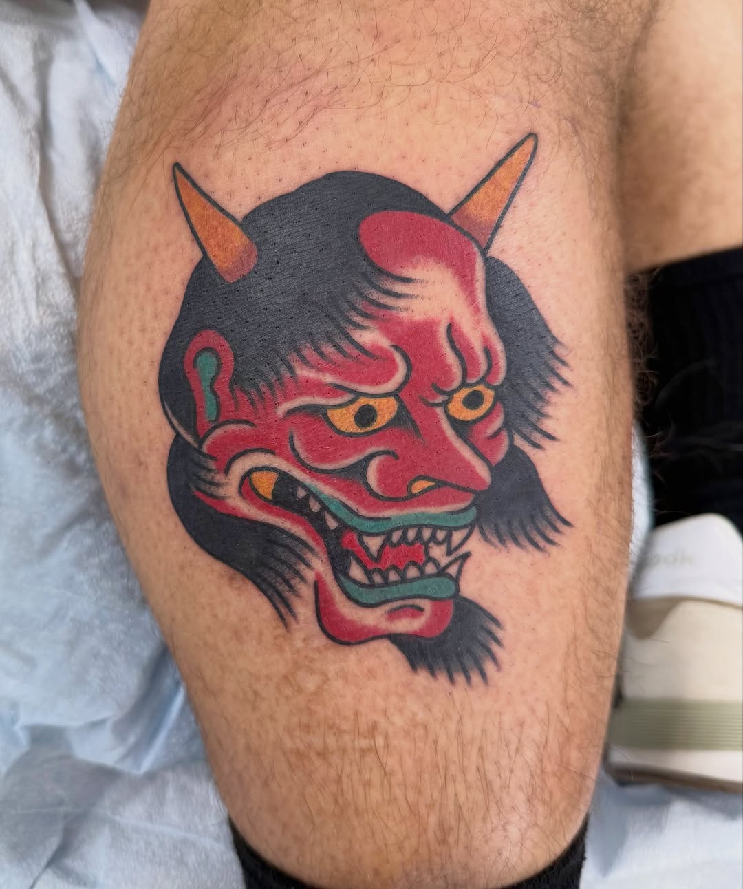 Tattoo by @babydave_tattoos — japanese_irezumi, american_traditional