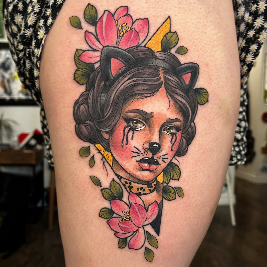 Tattoo by @lizatattoos — neo_traditional, realism