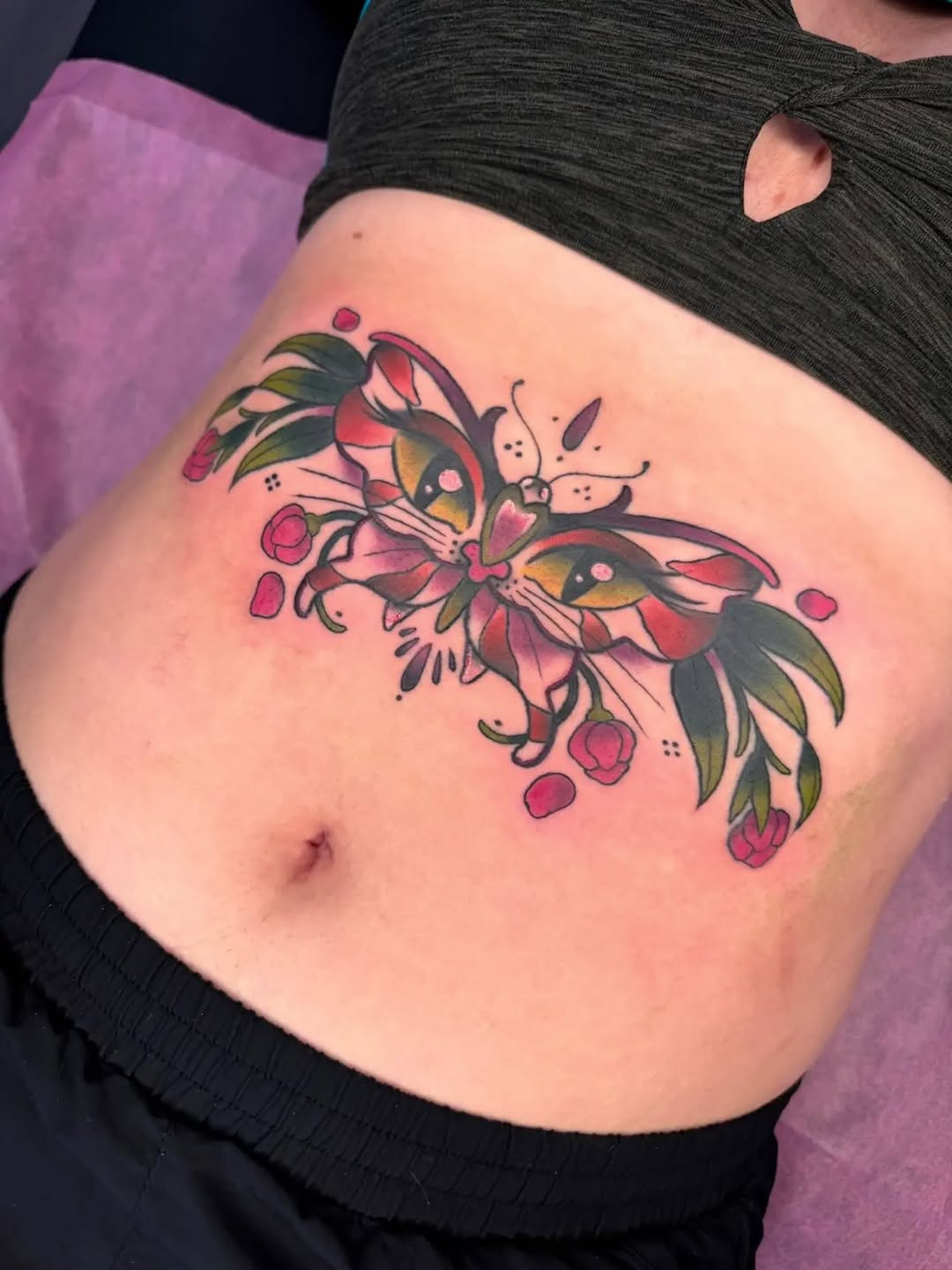 Tattoo by @41tat2angel — neo_traditional, new_school