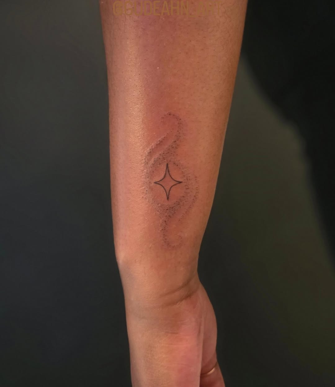 Tattoo by @gudeahn_art — fine_line, minimalist