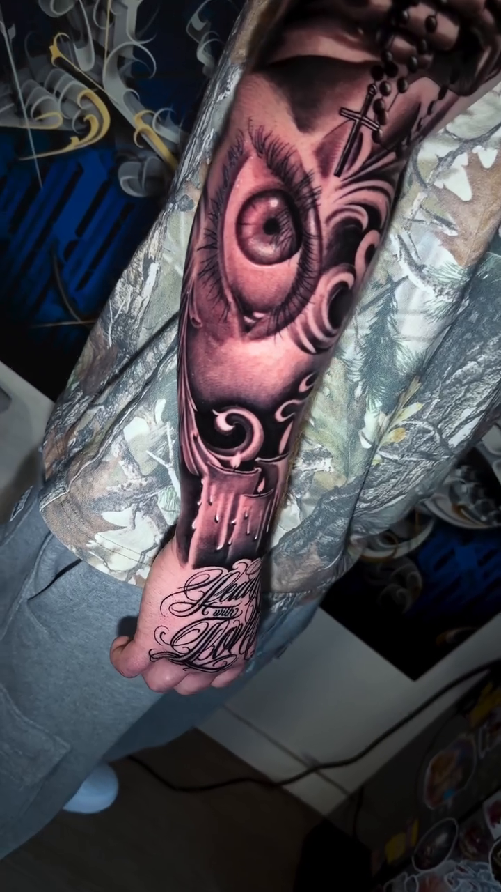 Tattoo by @dannys_tattoo_official — realism, black_and_grey