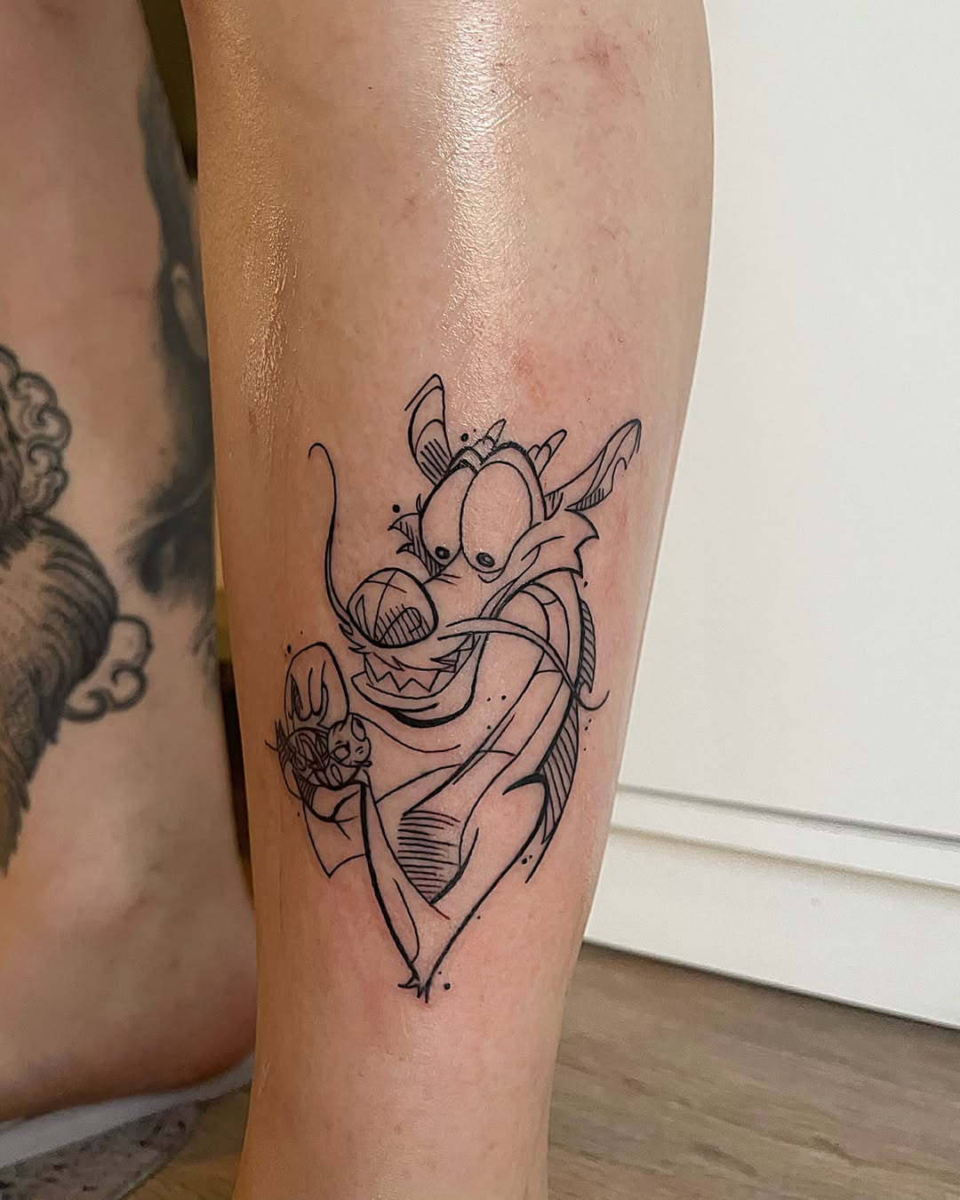 Tattoo by @mimz_studio — illustrative, sketch