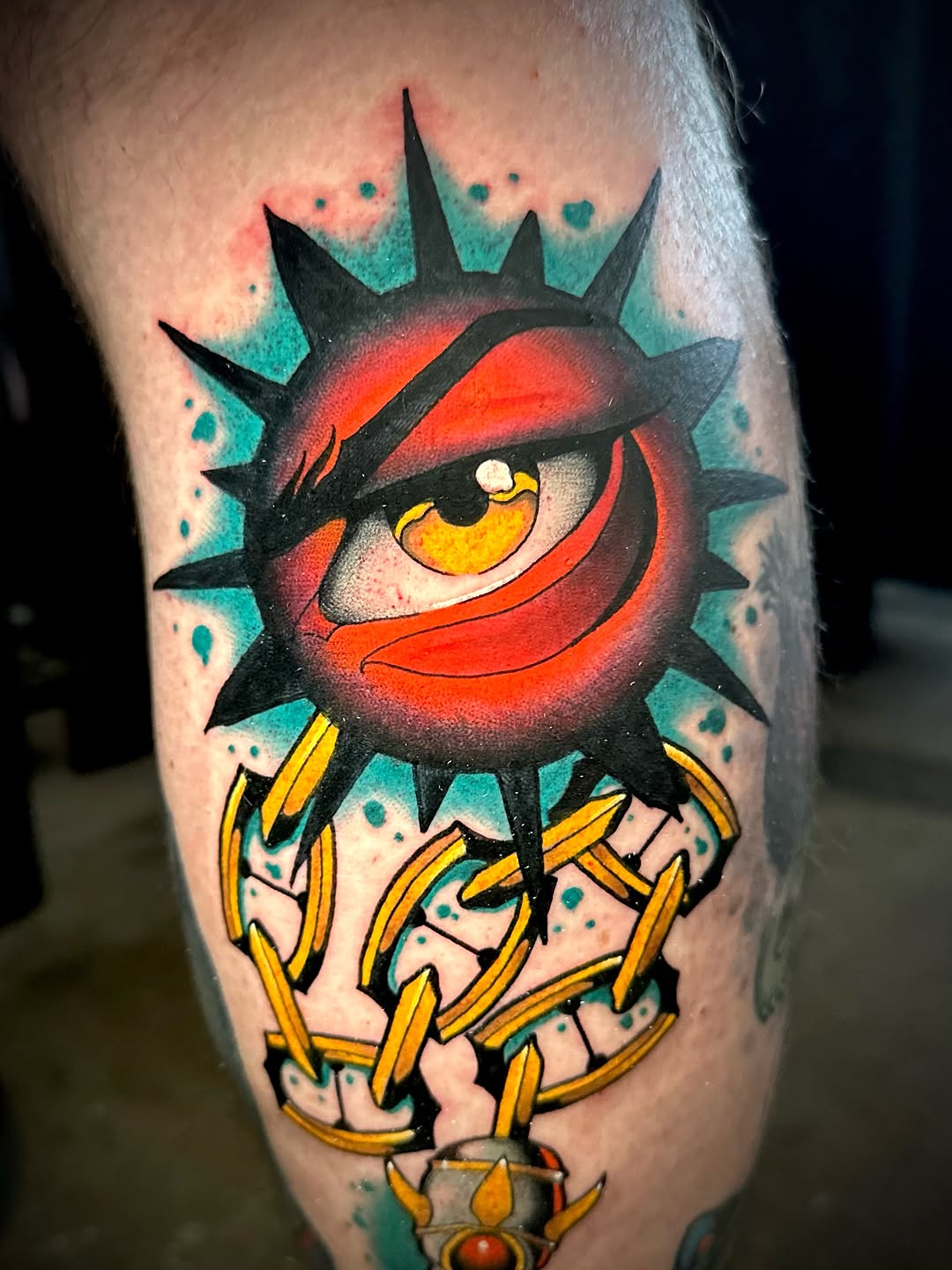 Tattoo by @mid_weston — neo_traditional, blackwork