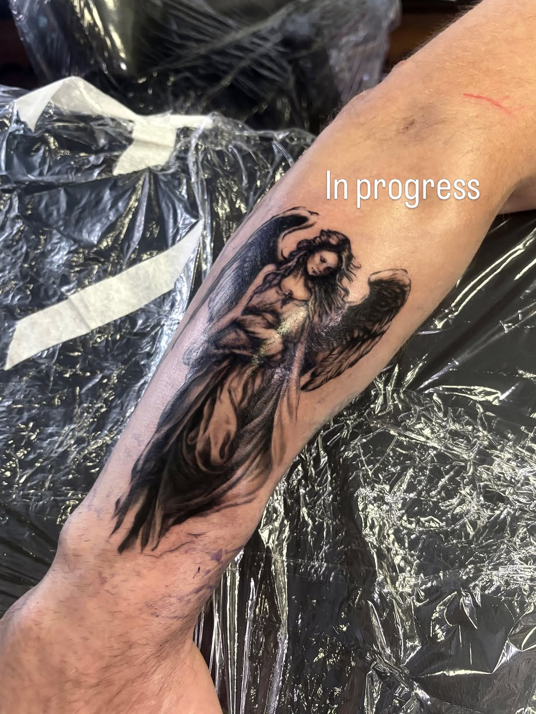 Tattoo by @seoulful_inc — realism, black_and_grey