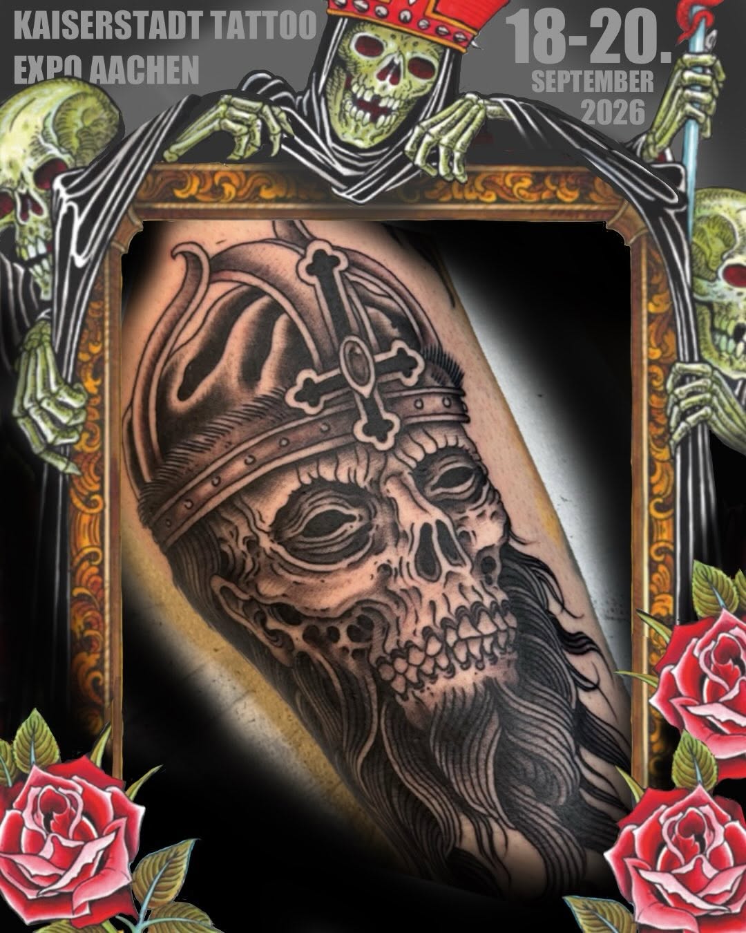 Tattoo by @dereknoble36 — black_and_grey, realism