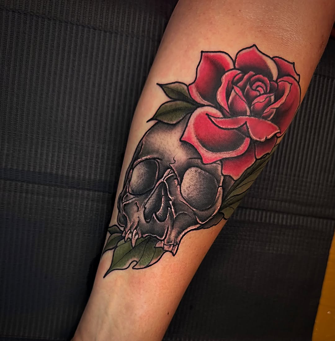 Tattoo by @electricladyink โ neo_traditional, black_and_grey