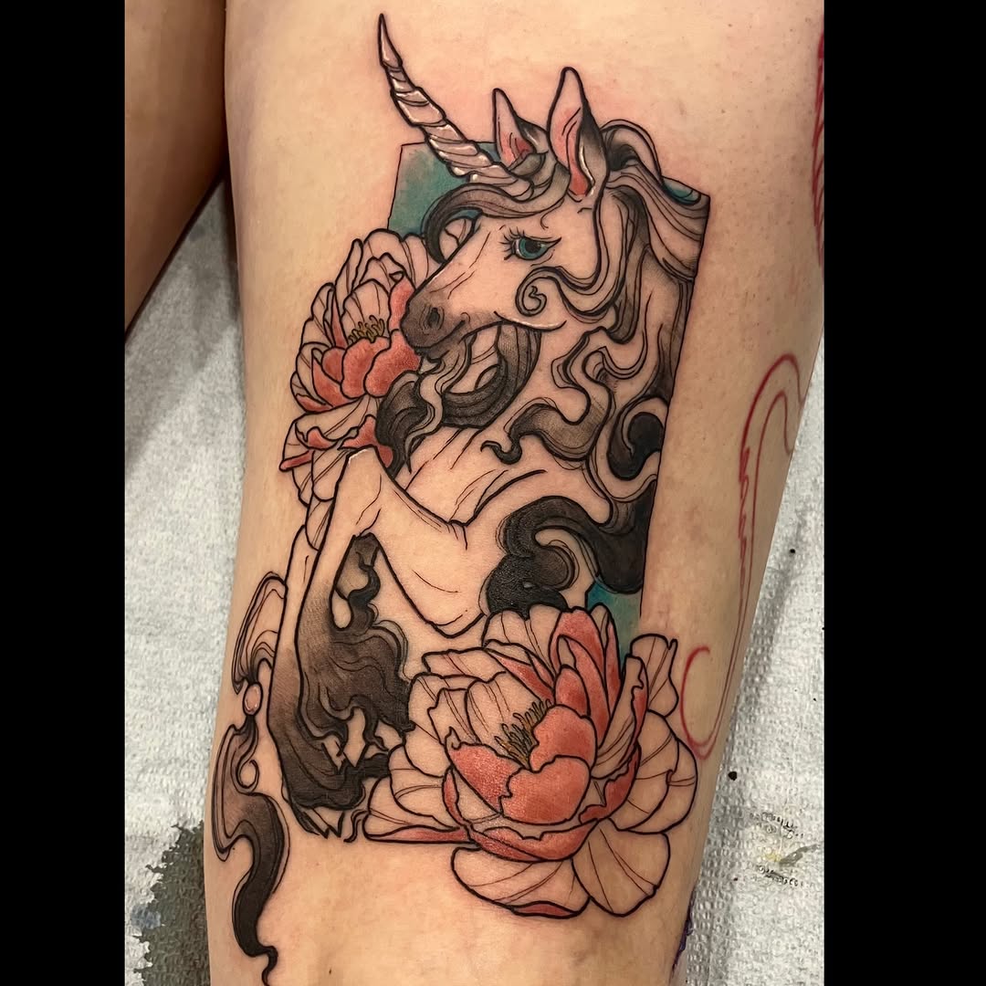 Tattoo by @joyinsorrowtattoo — neo_traditional, illustrative
