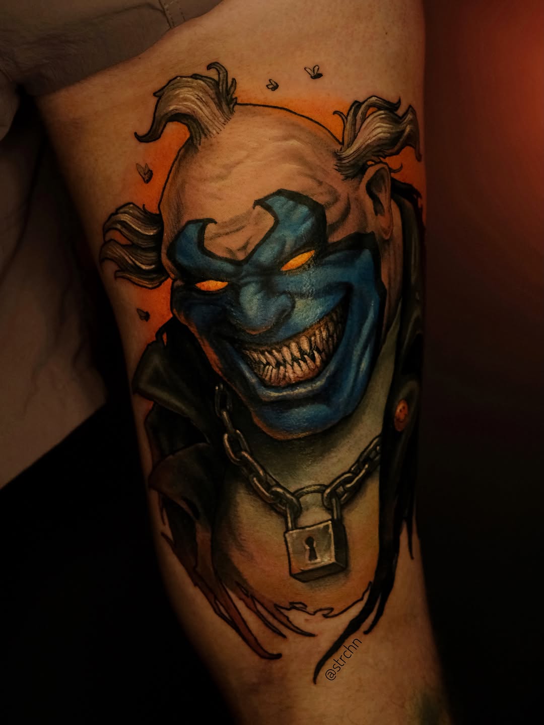 Tattoo by @strchn — realism, dark_realism