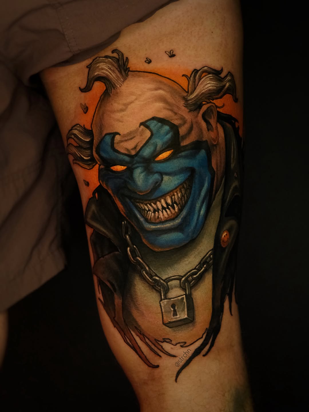 Tattoo by @strchn — realism, dark_realism