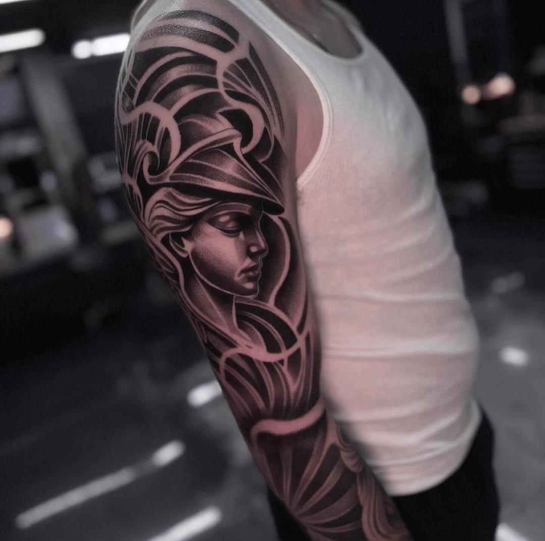 Tattoo by @dallasdiorio — black_and_grey, realism