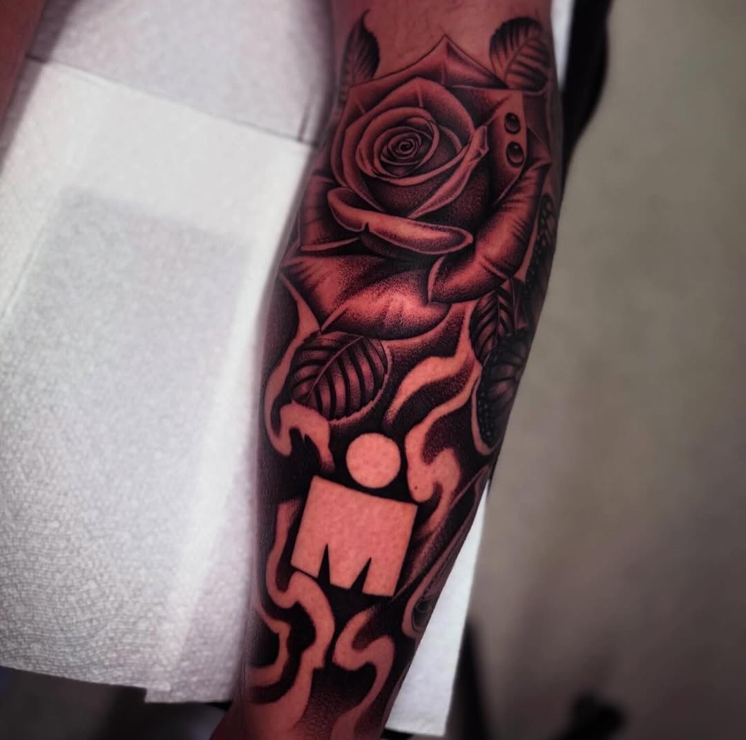 Tattoo by @dallasdiorio — black_and_grey, realism