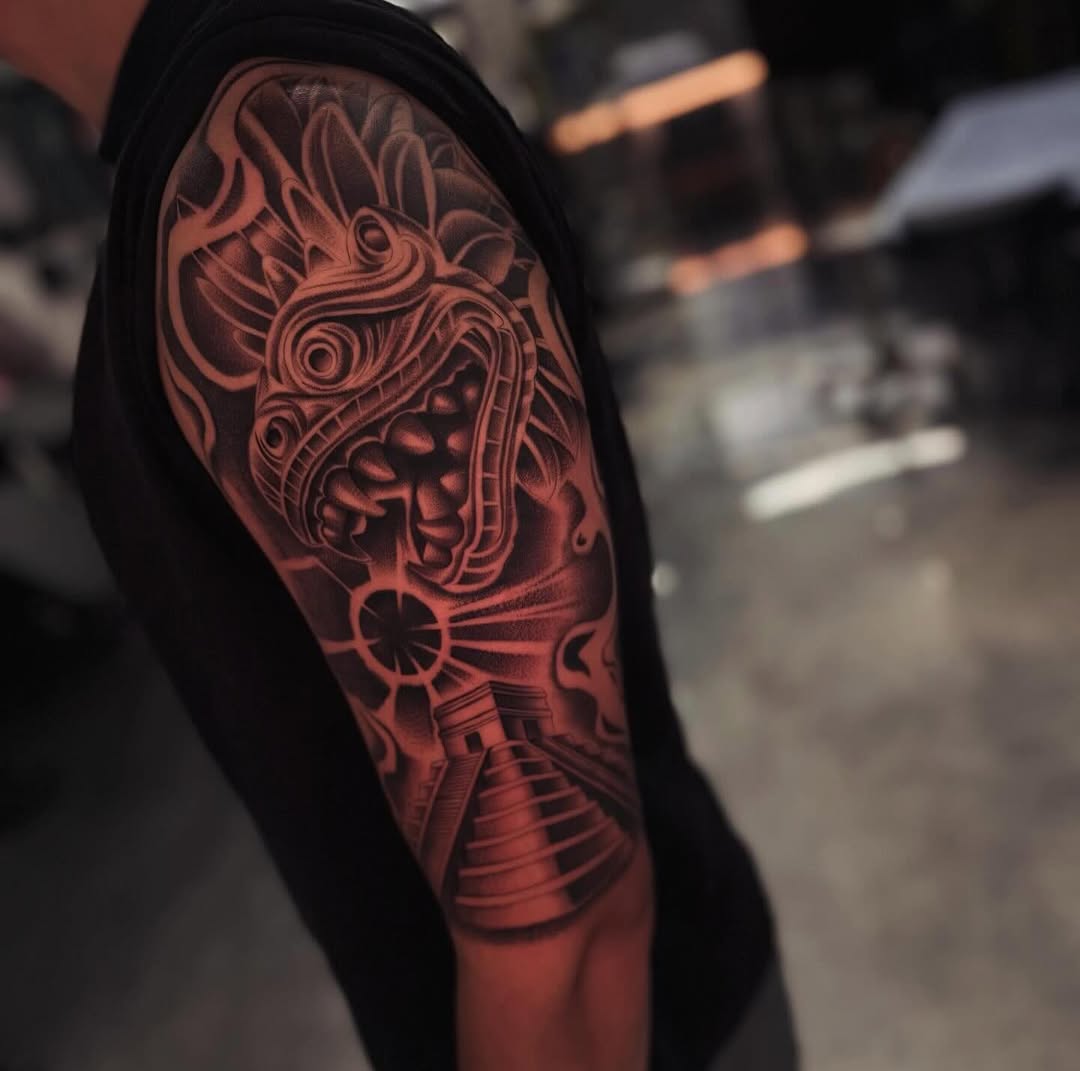 Tattoo by @dallasdiorio — black_and_grey, realism