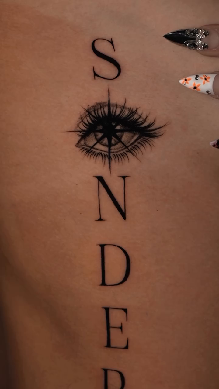Tattoo by @marlisatattoo — lettering_script, fine_line