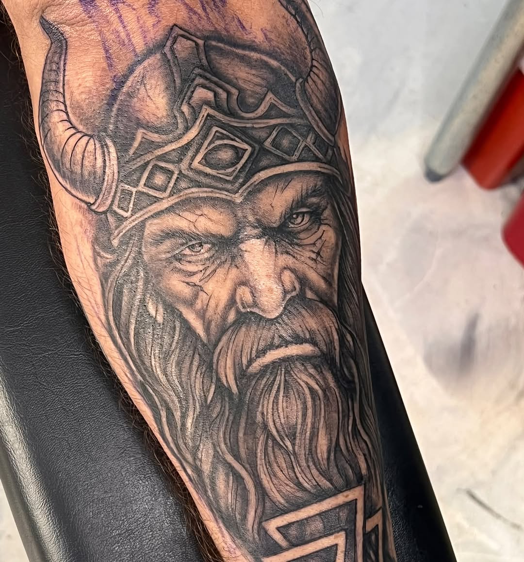 Tattoo by @souper.mario_ — realism, black_and_grey